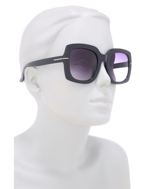 Vince Camuto Purple Glam Square Sunglasses