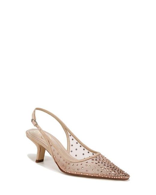 Sam Edelman Natural Bianka Slingback Mesh Pointed Toe Pump