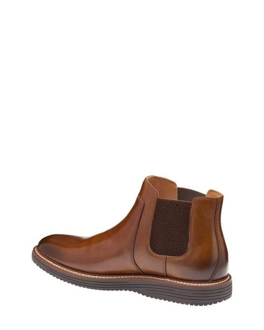 Johnston & Murphy Brown Upton Chelsea Boot for men