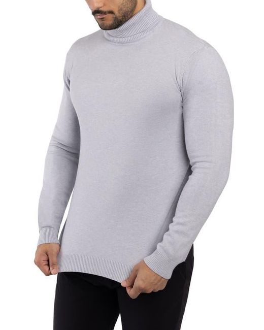 Xray Jeans Gray Turtleneck Pullover Sweater for men