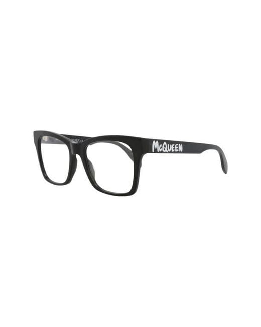 McQ Alexander McQueen Black Optical Glasses