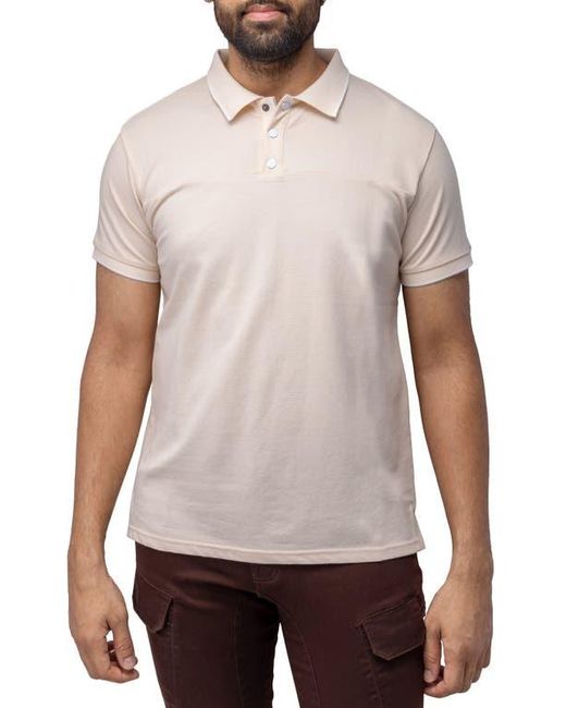 Xray Jeans White Piqué Knit Polo Shirt for men