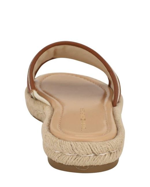 Tommy Hilfiger Brown Hadjea Espadrille Slide Sandal