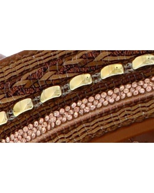 Italian Shoemakers Brown Zali Slide Sandal