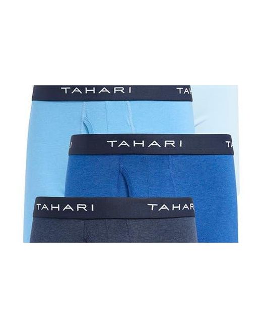 Tahari Blue 4-Pack Stretch Boxer Briefs for men