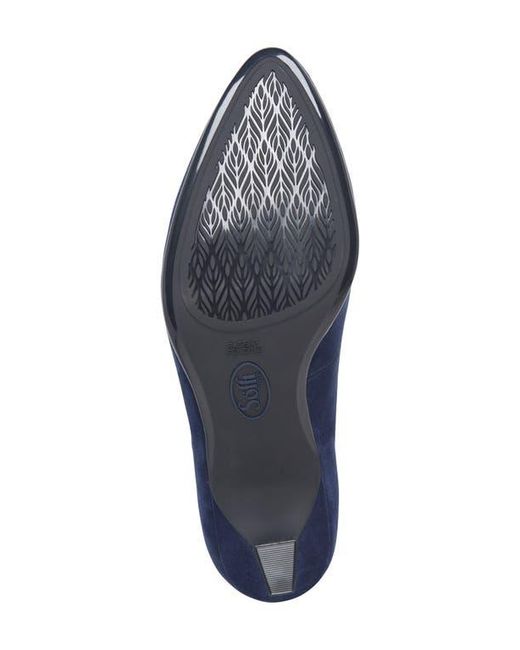 Söfft Blue Sienna Pointed Toe Mary Jane Pump