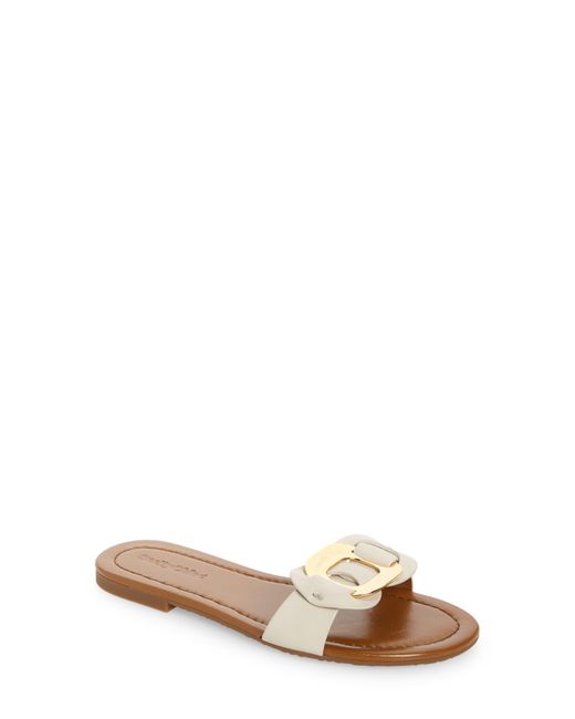 See By Chloé Multicolor Buckle Slide Sandal