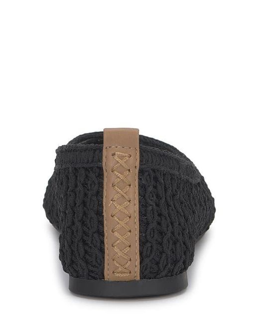 Lucky Brand Black Emmielu Woven Flat