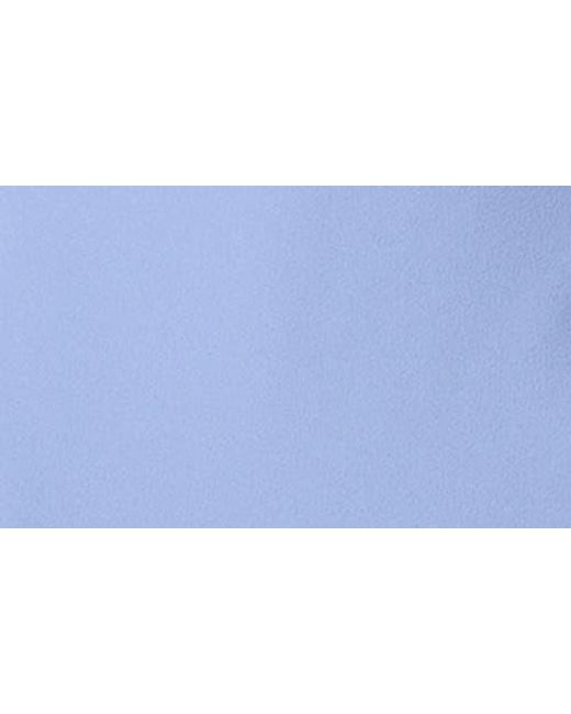 Astr Blue Long Sleeve Asymmetric Hem Midi Dress