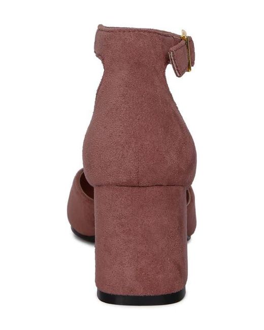 LONDON RAG Brown Rory Pointed Toe Pump