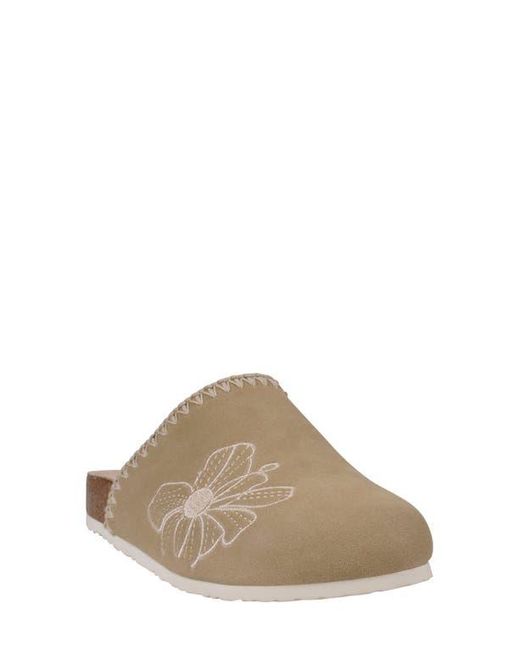 Gc Shoes Natural Jamie Flower Clog