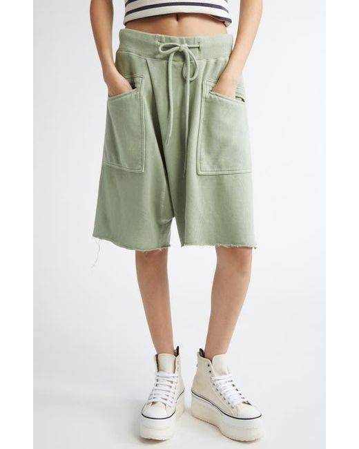 R13 Crossover Sweat Shorts in Green | Lyst