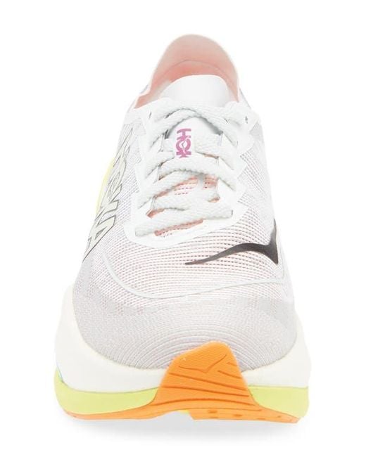 Hoka One One White Mach X 2 Running Shoe for men