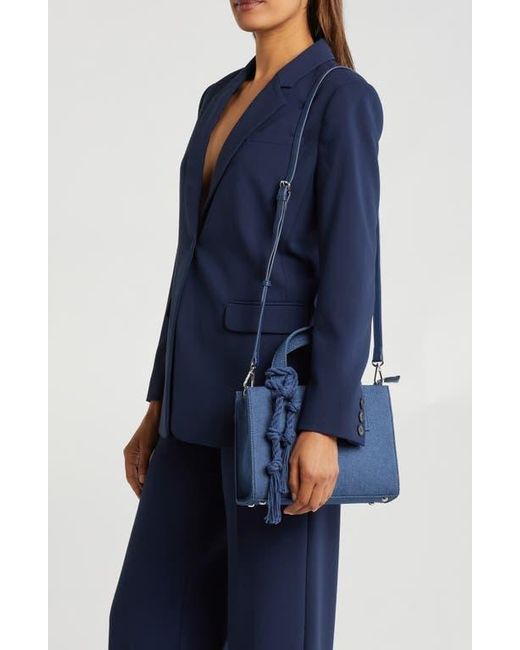Vince Camuto Blue Aalis Small Tote Bag