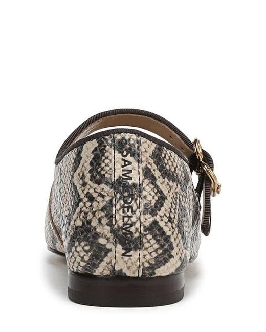 Sam Edelman Brown Michaela Mary Jane Flat