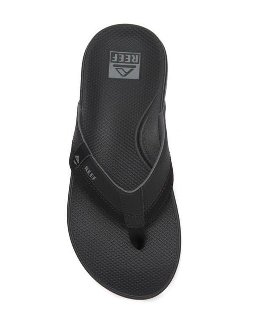 Reef Black Cushion Spring 2.0 Flip Flop for men