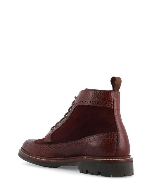 Taft Brown The Boston Longwing Boot for men