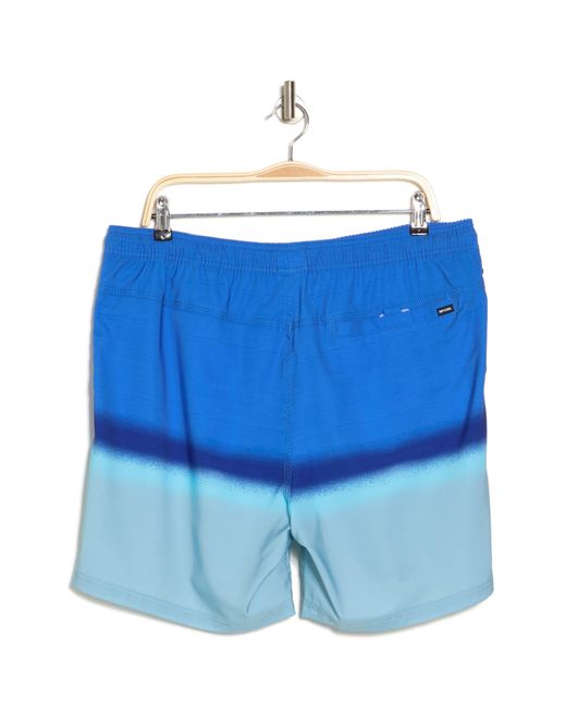 Rip Curl Blue Party Volley Swim Shorts for men