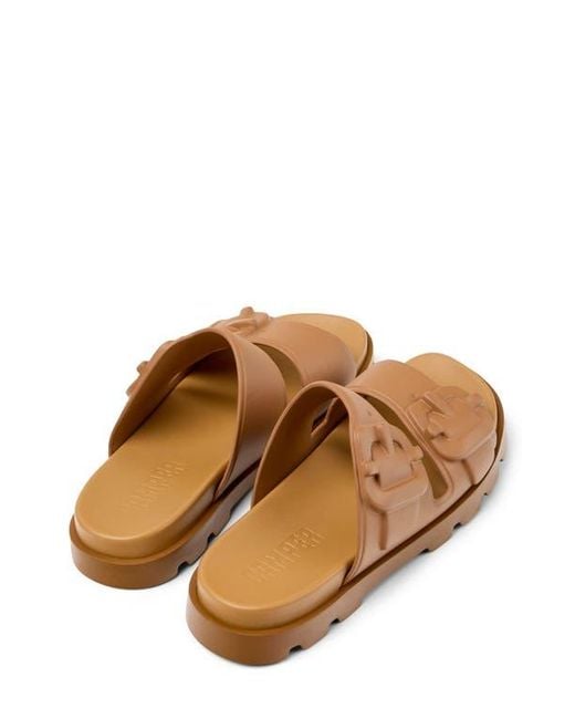 Camper Brown Brutus Slide Sandal for men