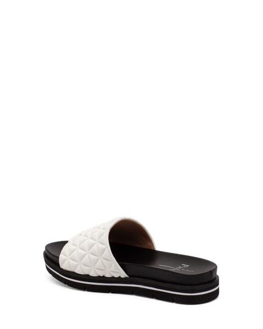 Linea Paolo White Leah Slide Sandal