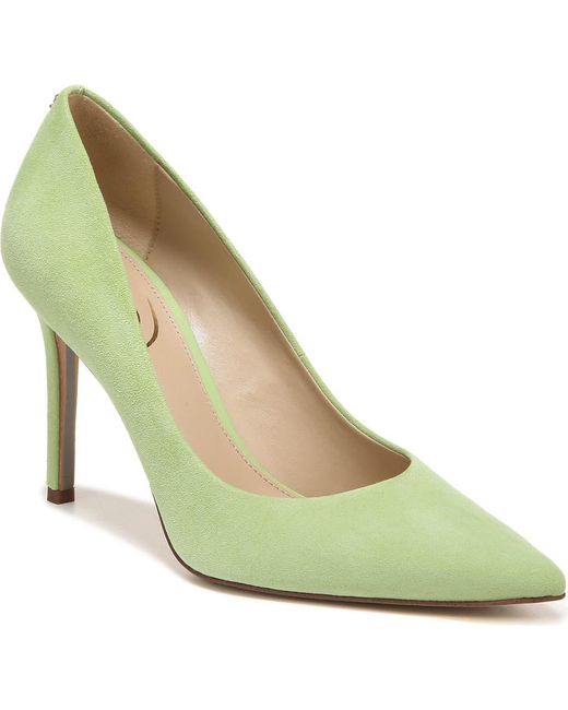 Sam Edelman Green Hazel Pointed Toe Pump