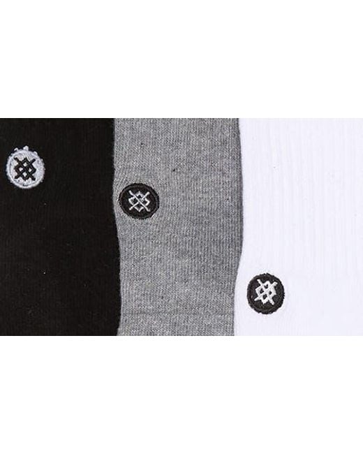 Stance Black Basic Crew Socks for men