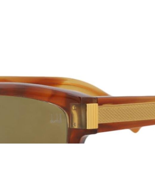 Dunhill Natural 58Mm Rectangular Sunglasses for men