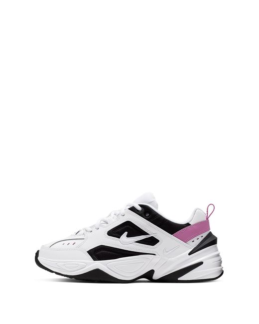 nike tekno white and pink