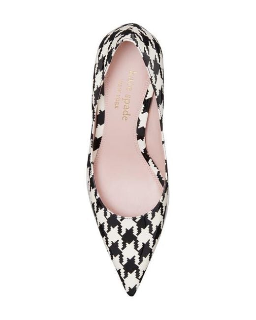 Kate Spade White Garnish Pointed Toe Pump