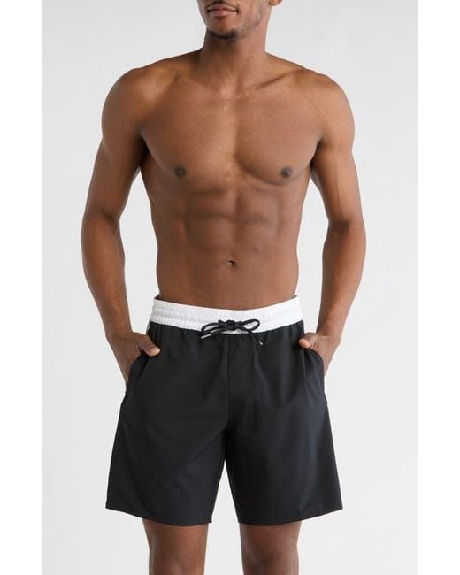 Volcom Black Jones Swim Trunks for men