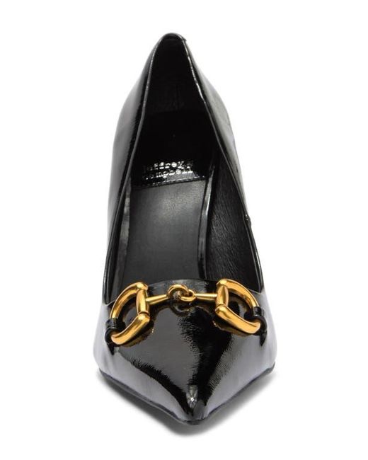 Jeffrey Campbell Black Bellz Bit Pointed Toe Pump