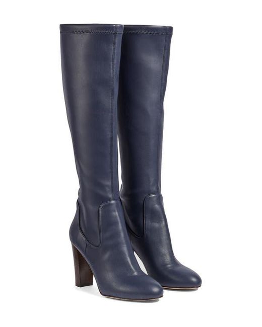 L.K.Bennett Blue Italian Leather Marlowe Boots