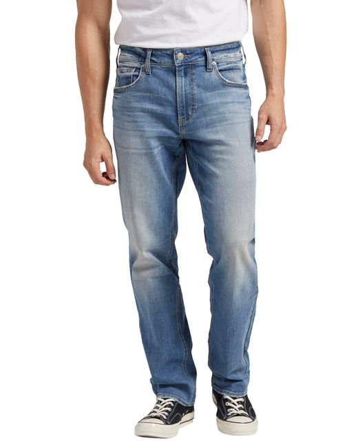 Silver Jeans Co. Blue Grayson Straight Leg Jeans for men