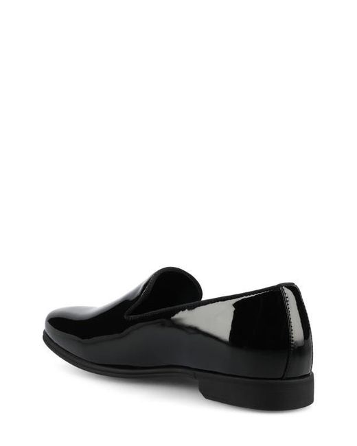 Vance Co. Black Giovanni Plain Toe Loafer for men