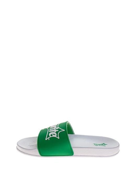Coca Cola Green Sprite Slide Sandal for men