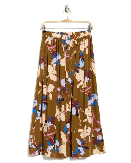 DR2 by Daniel Rainn Multicolor Button Front Skirt