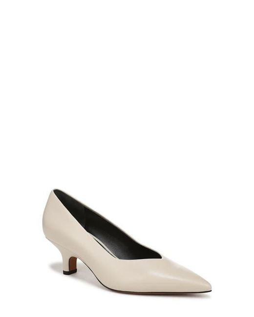 Vince White Livia Pointed Toe Pump