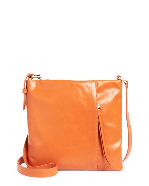 Hobo International Orange Leather Crossbody Bag
