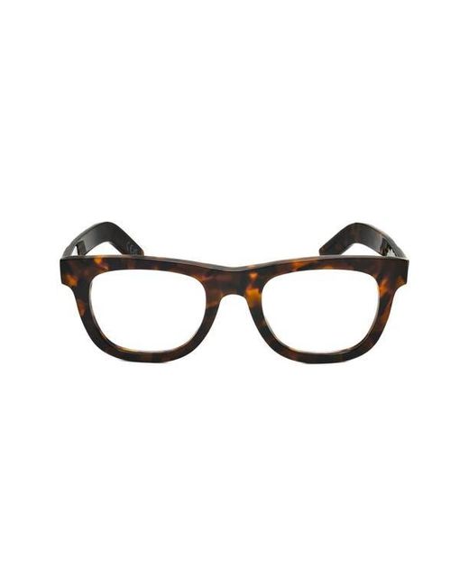 Retrosuperfuture Brown 55Mm Rectangular Reading Glasses