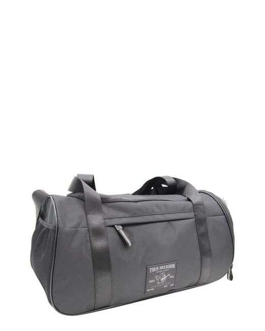 True Religion Gray Kyri Duffle Bag In Black At Nordstrom Rack for men