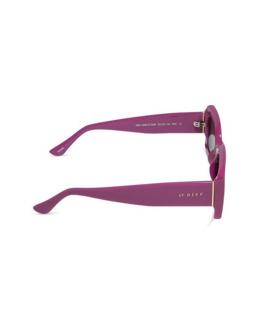 DIFF Multicolor Katie 52Mm Gradient Rectangle Sunglasses