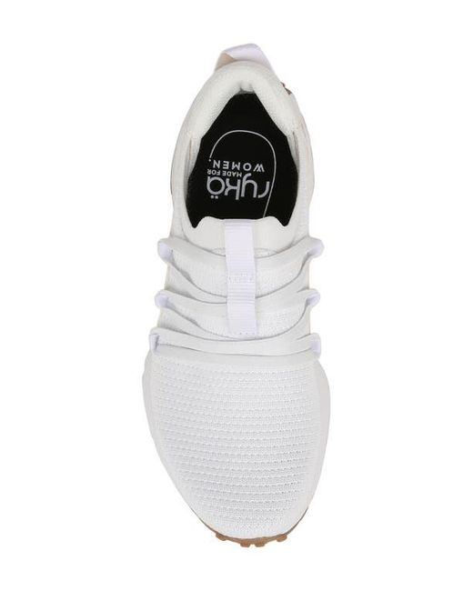 Ryka White Jumpstart Lace Slip-On Sneaker
