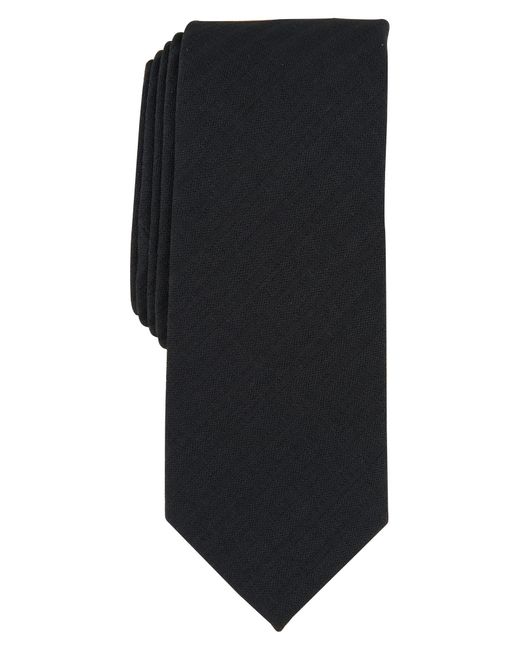Original Penguin Black Bradder Solid Tie for men
