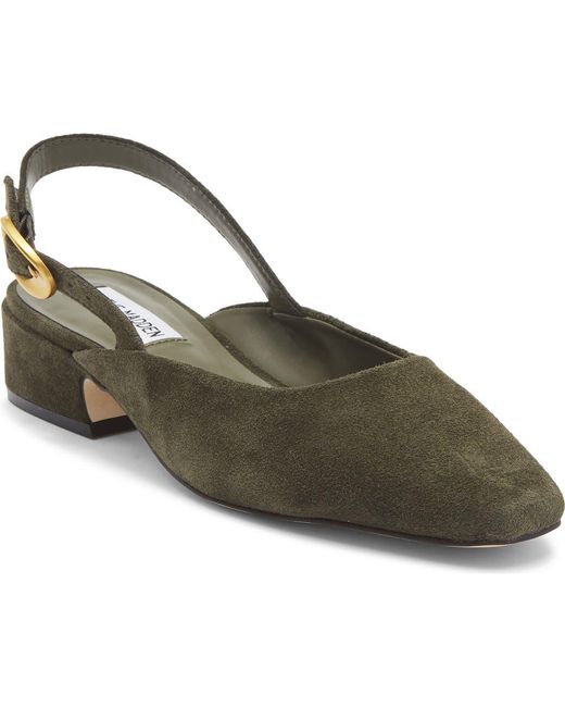 Steve Madden Green Diona Slingback Pump