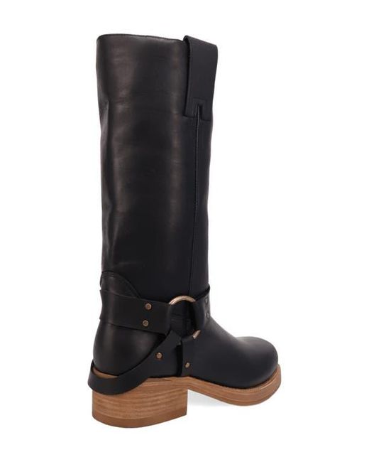Dingo Black Rip Harness Boot for men