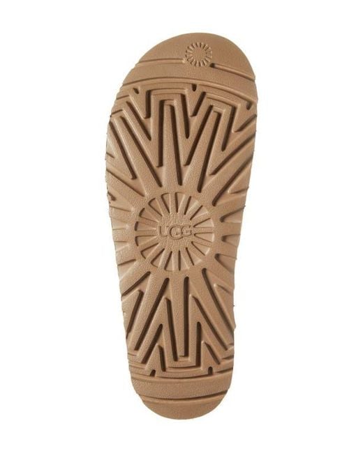 Ugg Brown Goldenstar Platform Slingback Sandal