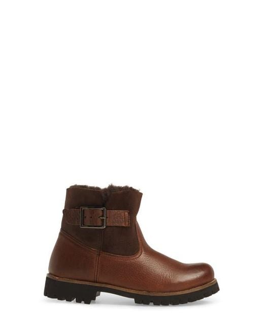 Blackstone Brown Ol06 Genuine Shearling Lined Bootie