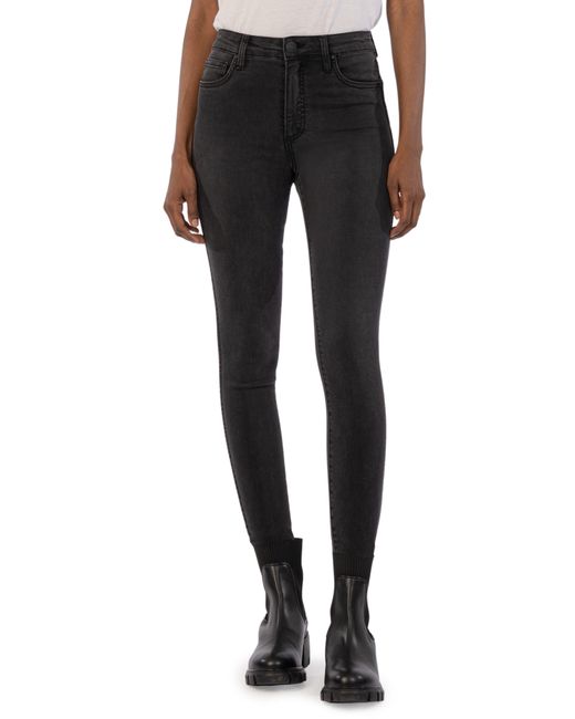 Kut From The Kloth Black Donna Fab Ab High Waist Ankle Skinny Jeans