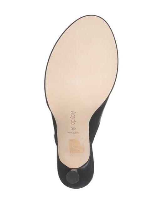 Aeyde Black Arabella Slide Sandal