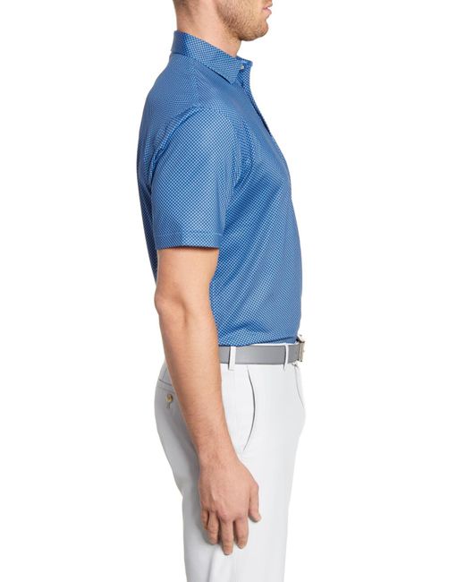 Peter Millar Regular Fit Windmill Print Performance Polo In Blue For Men Save 15 Lyst